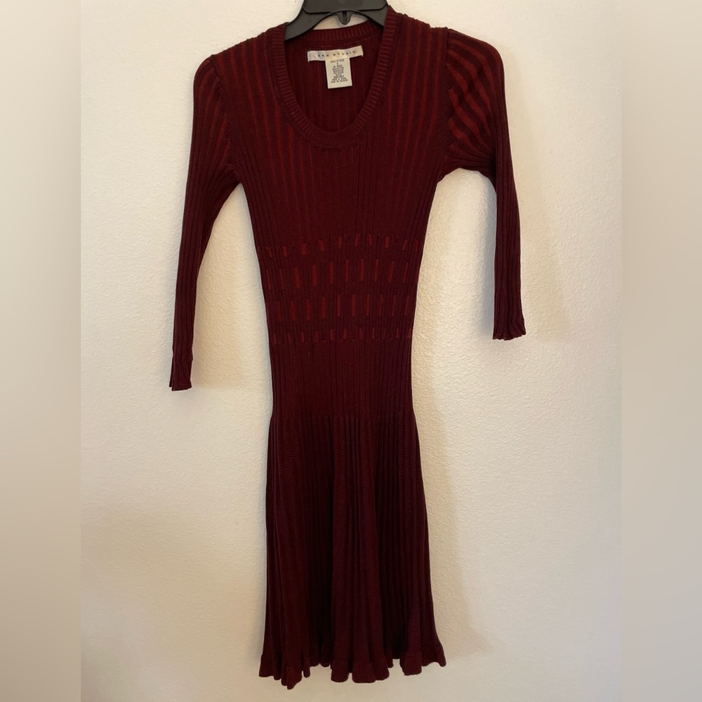 Max Studio, knit, fit and flare knit dress. Size small.  Pristine condition.